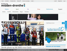 Tablet Screenshot of dekrantvanmiddendrenthe.nl